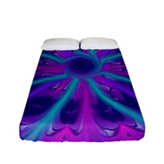 Wallpaper Tie Dye Pattern Fitted Sheet (full/ Double Size) by Ravend