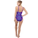 Wallpaper Tie Dye Pattern High Neck One Piece Swimsuit View2