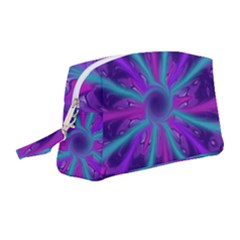 Wallpaper Tie Dye Pattern Wristlet Pouch Bag (medium)