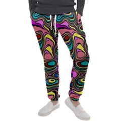 Bending Rotate Distort Waves Men s Jogger Sweatpants