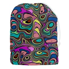 Bending Rotate Distort Waves Drawstring Pouch (3xl)