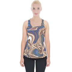 Pattern Psychedelic Hippie Abstract Piece Up Tank Top