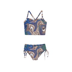 Pattern Psychedelic Hippie Abstract Girls  Tankini Swimsuit