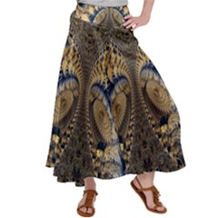 Fractal Spiral Infinite Psychedelic Women s Satin Palazzo Pants