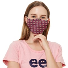 Kaleidoscope Seamless Pattern Fitted Cloth Face Mask (adult)