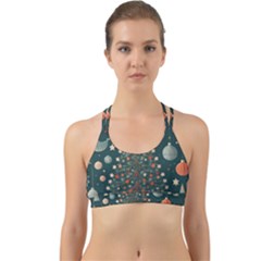 Tree Christmas Back Web Sports Bra by Vaneshop