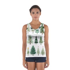 Christmas Trees Sport Tank Top 