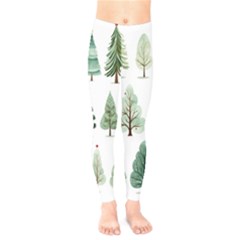 Christmas Trees Kids  Leggings