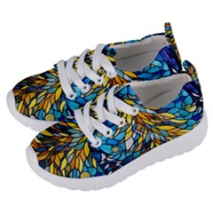 Stained Glass Winter Kids  Lightweight Sports Shoes by Vaneshop