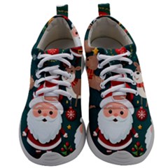 Christmas Santa Claus Mens Athletic Shoes