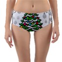 Christmas Tree Reversible Mid-Waist Bikini Bottoms View3