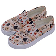 Pattern Seamless Kids  Canvas Slip Ons by Vaneshop