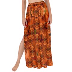 Floral Time In Peace And Love Maxi Chiffon Tie-up Sarong by pepitasart