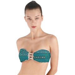 Advent Christmas Time Pre Christmas Time Twist Bandeau Bikini Top by Vaneshop