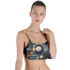 Illustrations Technology Robot Internet Processor Layered Top Bikini Top  by Vaneshop