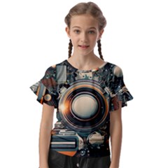 Illustrations Technology Robot Internet Processor Kids  Cut Out Flutter Sleeves by Vaneshop