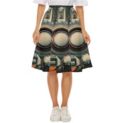 Illustrations Technology Robot Internet Processor Classic Short Skirt by Vaneshop