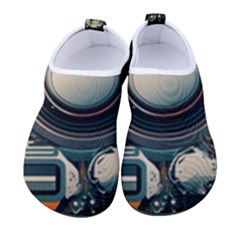 Illustrations Technology Robot Internet Processor Women s Sock-style Water Shoes