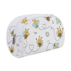 Bee Art Pattern Design Wallpaper Background Print Make Up Case (small) by Vaneshop