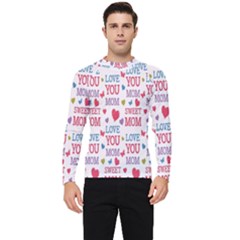 Love Mom Happy Mothers Day I Love Mom Graphic Men s Long Sleeve Rash Guard by Vaneshop