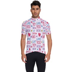 Love Mom Happy Mothers Day I Love Mom Graphic Men s Short Sleeve Cycling Jersey by Vaneshop