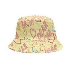 Love Mom Happy Mothers Day I Love Mom Graphic Pattern Bucket Hat by Vaneshop