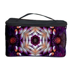 Rosette Kaleidoscope Mosaic Abstract Background Art Cosmetic Storage Case by Vaneshop