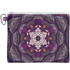 Rosette Kaleidoscope Mosaic Abstract Background Art Canvas Cosmetic Bag (xxxl) by Vaneshop