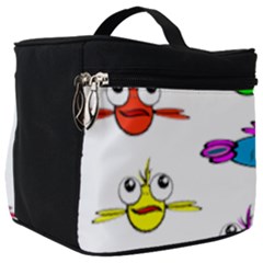 Fish Swim Cartoon Funnycute Make Up Travel Bag (big)