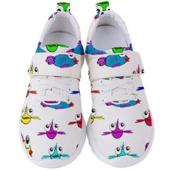 Fish Swim Cartoon Funnycute Women s Velcro Strap Shoes by Sapixe