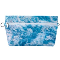 Blue Ocean Wave Texture Handbag Organizer by Jack14