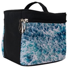 Summer Blue Ocean Wave Make Up Travel Bag (big) by Jack14