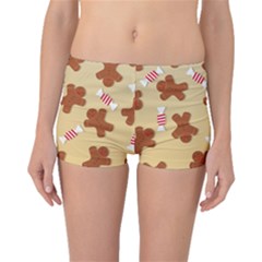 Gingerbread Christmas Time Boyleg Bikini Bottoms