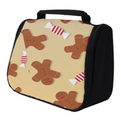 Gingerbread Christmas Time Full Print Travel Pouch (Small)