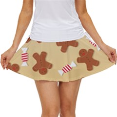 Gingerbread Christmas Time Women s Skort