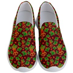 Christmas Wrapping Paper Men s Lightweight Slip Ons