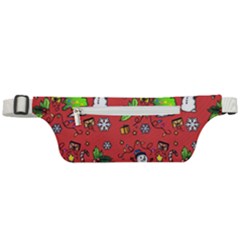 Santa Snowman Gift Holiday Active Waist Bag by Pakjumat