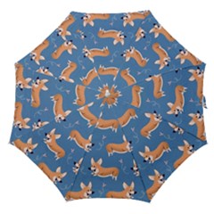 Corgi Patterns Straight Umbrellas