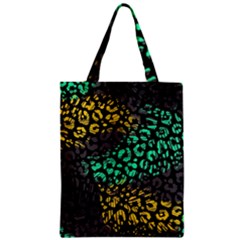 Abstract Geometric Seamless Pattern With Animal Print Zipper Classic Tote Bag by Amaryn4rt