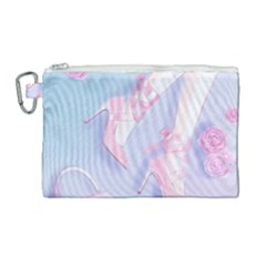 Romantic 11-14 Inch Canvas Cosmetic Bag (large) by SychEva