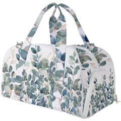 Green And Gold Eucalyptus Leaf Burner Gym Duffel Bag by Jack14