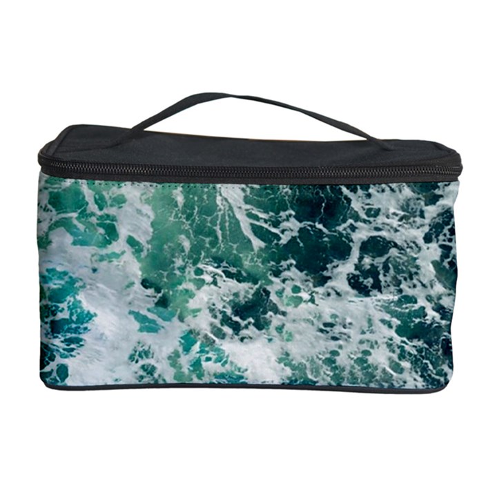 Blue Ocean Waves Cosmetic Storage Case