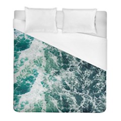 Blue Ocean Waves Duvet Cover (full/ Double Size)