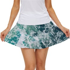 Blue Ocean Waves Women s Skort by Jack14