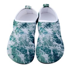 Blue Ocean Waves Women s Sock-style Water Shoes by Jack14