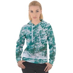 Blue Ocean Waves 2 Women s Overhead Hoodie by Jack14