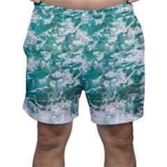 Blue Ocean Waves 2 Men s Shorts by Jack14