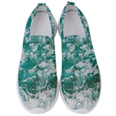 Blue Ocean Waves 2 Men s Slip On Sneakers by Jack14