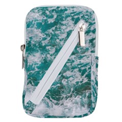 Blue Ocean Waves 2 Belt Pouch Bag (small) by Jack14