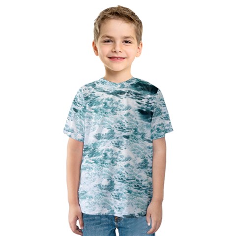 Ocean Wave Kids  Sport Mesh T-shirt by Jack14